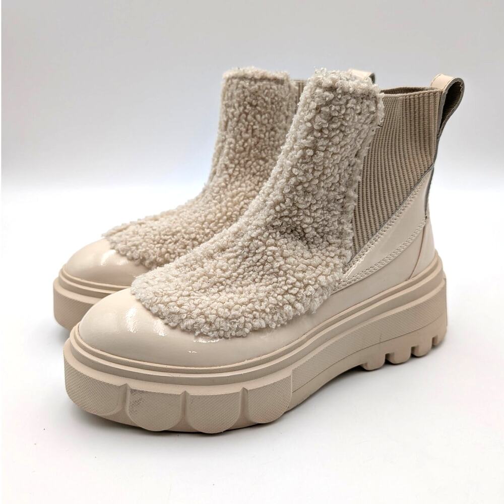 Sorel Caribou X Waterproof Chelsea Ankle Boots Women's Cream Size US6.5 EU37.5